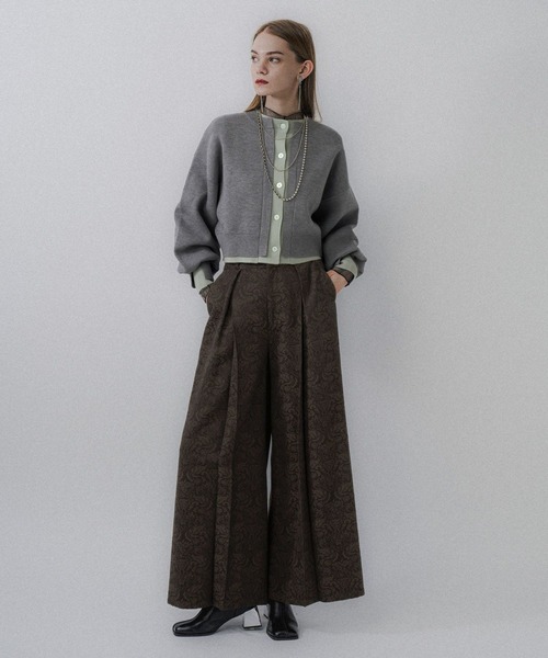 HARE（ハレ）の「VINTAGEジャガードワイドパンツ(HARE)（その他パンツ・レディース・パープル/ブラウン/ブラック・FREE）」の4枚目の写真