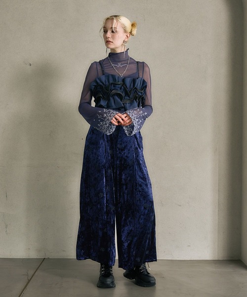 HARE（ハレ）の「VINTAGEジャガードワイドパンツ(HARE)（その他パンツ・レディース・パープル/ブラウン/ブラック/ブラウン系その他/パープル系その他/ブラック系その他/ブルー系その他・FREE）」の16枚目の写真