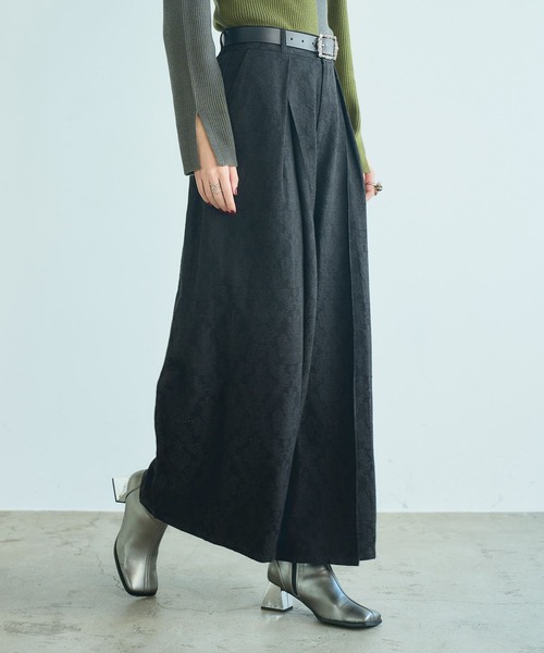 HARE（ハレ）の「VINTAGEジャガードワイドパンツ(HARE)（その他パンツ・レディース・パープル/ブラウン/ブラック/ブラウン系その他/パープル系その他/ブラック系その他/ブルー系その他・FREE）」の21枚目の写真