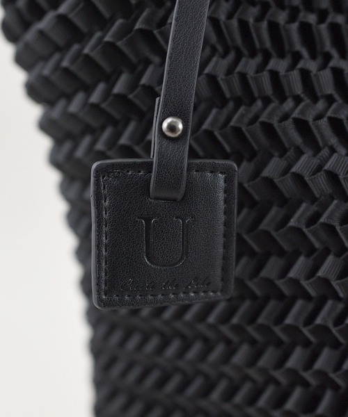 U(ユー)の「Ruban ルバン トートバッグ 飛ばしリボン付き(トートバッグ・レディース・ブラック/グレー・FREE)」の17枚目の写真