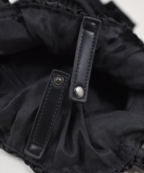 U(ユー)の「Ruban ルバン トートバッグ 飛ばしリボン付き(トートバッグ・レディース・ブラック/グレー・FREE)」の18枚目の写真