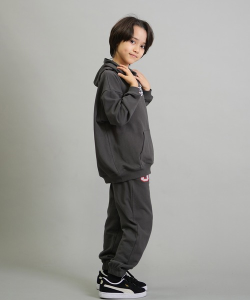 POLeR(ポーラー)の「POLER/ポーラー KIDS STUFF HOOD キッズ パーカー プルオーバー 259MCV0037(パーカー・キッズ・オートミール/チャコール・160cm/150cm/140cm/130cm)」の13枚目の写真