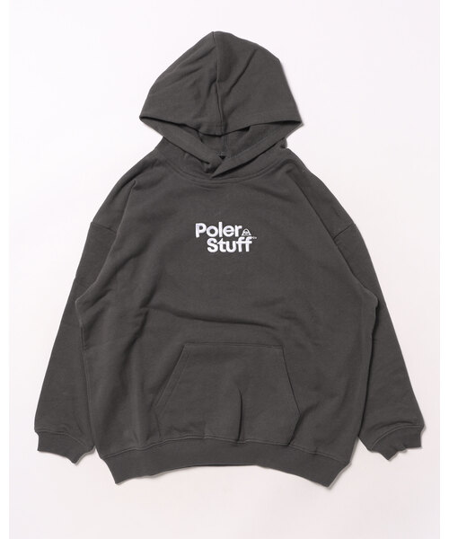 POLeR(ポーラー)の「POLER/ポーラー KIDS STUFF HOOD キッズ パーカー プルオーバー 259MCV0037(パーカー・キッズ・オートミール/チャコール・160cm/150cm/140cm/130cm)」の11枚目の写真