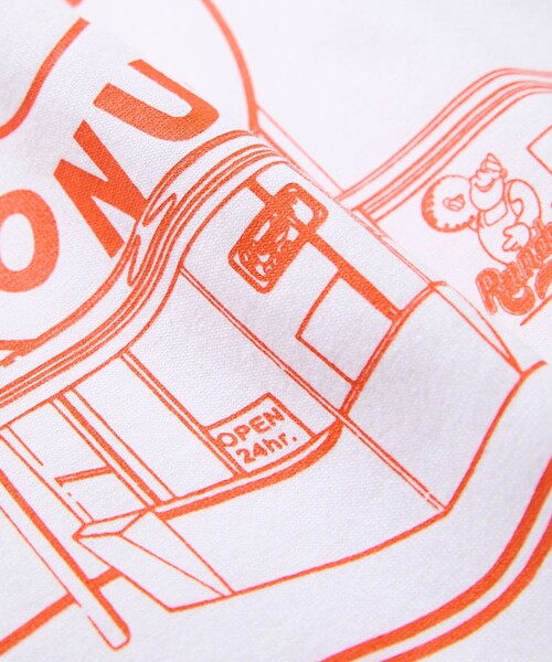 FREAK'S STORE(フリークスストア)の「RANDY'S DONUTS/ランディーズドーナツ INGLEWOOD SHOP ILLUST TEE/ イングルウッドショップ イラストTシャツ(Tシャツ/カットソー・メンズ・チャコールグレー/ホワイト・X-LARGE/LARGE/MEDIUM/XX-LARGE)」の8枚目の写真