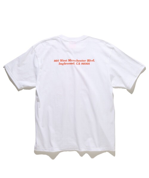 FREAK'S STORE(フリークスストア)の「RANDY'S DONUTS/ランディーズドーナツ INGLEWOOD SHOP ILLUST TEE/ イングルウッドショップ イラストTシャツ(Tシャツ/カットソー・メンズ・チャコールグレー/ホワイト・X-LARGE/LARGE/MEDIUM/XX-LARGE)」の10枚目の写真
