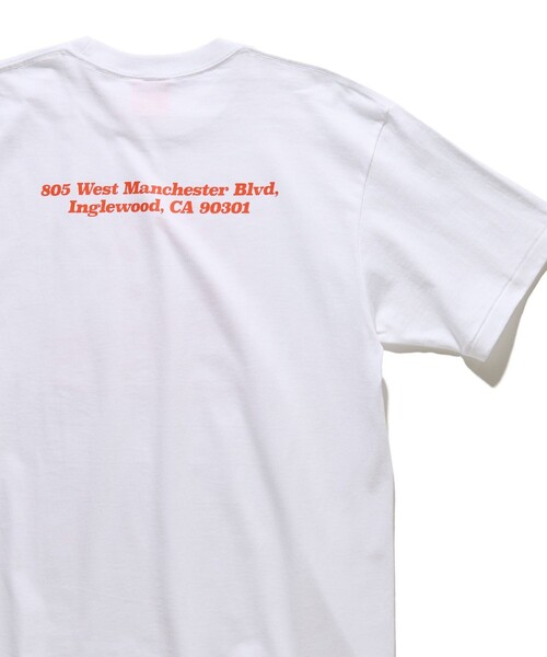FREAK'S STORE(フリークスストア)の「RANDY'S DONUTS/ランディーズドーナツ INGLEWOOD SHOP ILLUST TEE/ イングルウッドショップ イラストTシャツ(Tシャツ/カットソー・メンズ・チャコールグレー/ホワイト・X-LARGE/LARGE/MEDIUM/XX-LARGE)」の11枚目の写真