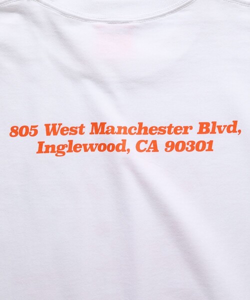FREAK'S STORE(フリークスストア)の「RANDY'S DONUTS/ランディーズドーナツ INGLEWOOD SHOP ILLUST TEE/ イングルウッドショップ イラストTシャツ(Tシャツ/カットソー・メンズ・チャコールグレー/ホワイト・X-LARGE/LARGE/MEDIUM/XX-LARGE)」の12枚目の写真