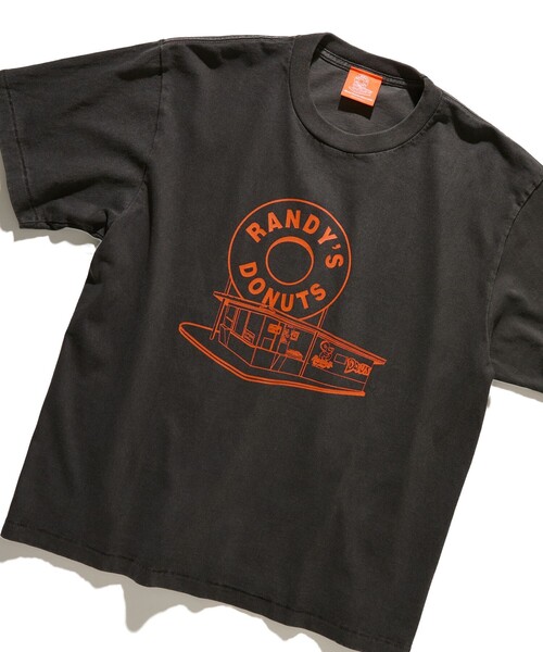 FREAK'S STORE(フリークスストア)の「RANDY'S DONUTS/ランディーズドーナツ INGLEWOOD SHOP ILLUST TEE/ イングルウッドショップ イラストTシャツ(Tシャツ/カットソー・メンズ・チャコールグレー/ホワイト・X-LARGE/LARGE/MEDIUM/XX-LARGE)」の14枚目の写真