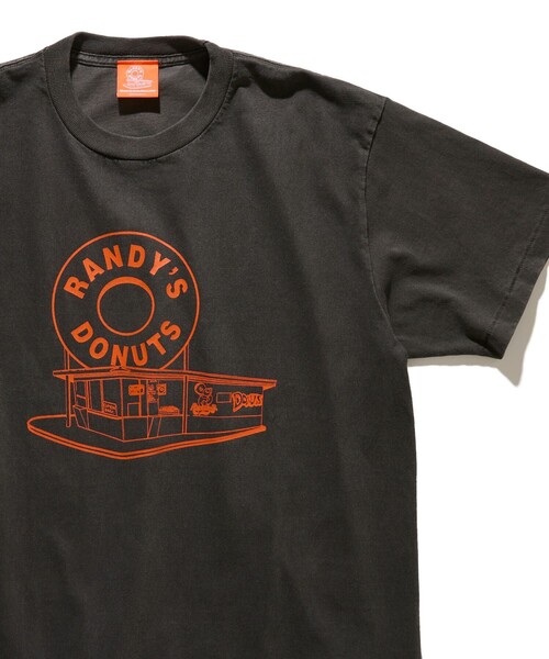 FREAK'S STORE(フリークスストア)の「RANDY'S DONUTS/ランディーズドーナツ INGLEWOOD SHOP ILLUST TEE/ イングルウッドショップ イラストTシャツ(Tシャツ/カットソー・メンズ・チャコールグレー/ホワイト・X-LARGE/LARGE/MEDIUM/XX-LARGE)」の15枚目の写真