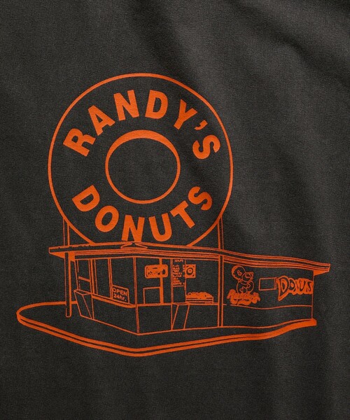 FREAK'S STORE(フリークスストア)の「RANDY'S DONUTS/ランディーズドーナツ INGLEWOOD SHOP ILLUST TEE/ イングルウッドショップ イラストTシャツ(Tシャツ/カットソー・メンズ・チャコールグレー/ホワイト・X-LARGE/LARGE/MEDIUM/XX-LARGE)」の16枚目の写真