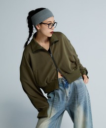 JEANASIS ブルゾン　レディース 楽天市場】ヴィンテージレザーパファーブルゾン JEANASIS