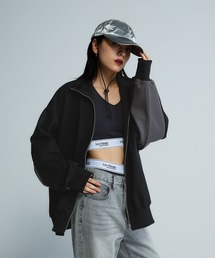 JEANASIS ブルゾン　レディース JEANASIS 「JEANASIS」 ジャージブルゾン FREE ホワイト