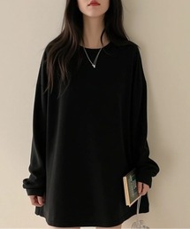 クルーネックオーバーサイズロンT