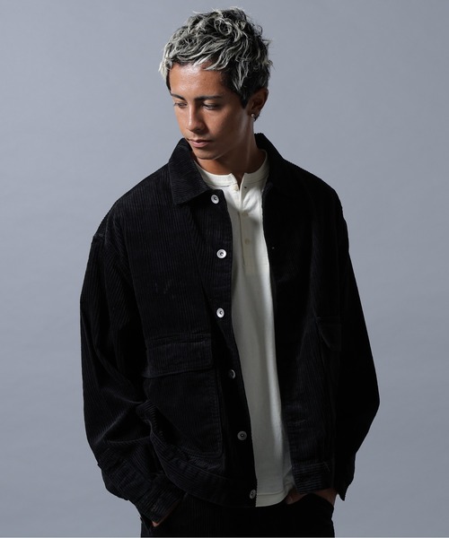 DANKE SCHON（ダンケシェーン）の「【WEB&DEPOT限定】DankeSchon/ダンケシェーン/CORDUROY CAVERALLS（カバーオール・メンズ・ブラック/ホワイト系2・M/L/S）」の17枚目の写真