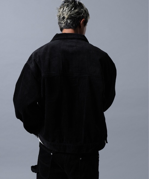 DANKE SCHON（ダンケシェーン）の「【WEB&DEPOT限定】DankeSchon/ダンケシェーン/CORDUROY CAVERALLS（カバーオール・メンズ・ブラック/ホワイト系2・M/L/S）」の22枚目の写真