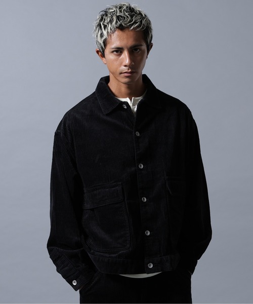 DANKE SCHON（ダンケシェーン）の「【WEB&DEPOT限定】DankeSchon/ダンケシェーン/CORDUROY CAVERALLS（カバーオール・メンズ・ブラック/ホワイト系2・M/L/S）」の18枚目の写真