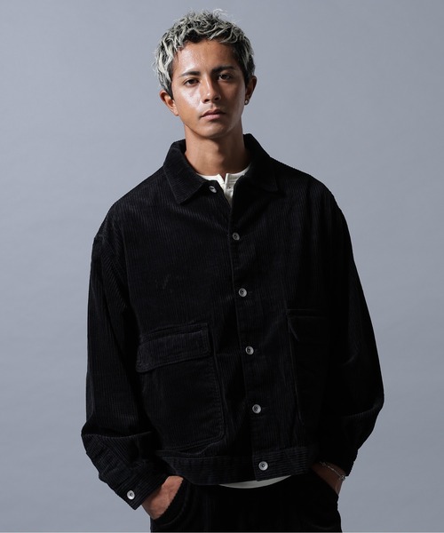 DANKE SCHON（ダンケシェーン）の「【WEB&DEPOT限定】DankeSchon/ダンケシェーン/CORDUROY CAVERALLS（カバーオール・メンズ・ブラック/ホワイト系2・M/L/S）」の19枚目の写真