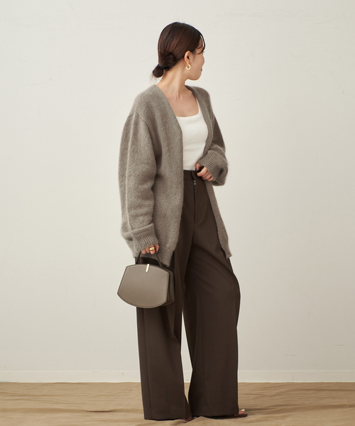 plage(プラージュ)の「JAMES CHARLOTTE / ジェームスシャルロット WRAP カーディガン(カーディガン/ボレロ・レディース・ベージュ/カーキ・FREE)」の10枚目の写真