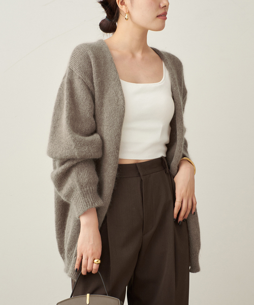 plage(プラージュ)の「JAMES CHARLOTTE / ジェームスシャルロット WRAP カーディガン(カーディガン/ボレロ・レディース・ベージュ/カーキ・FREE)」の15枚目の写真