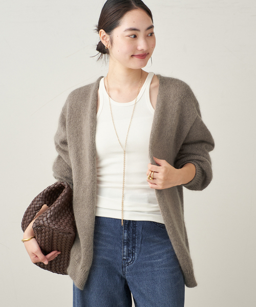 plage(プラージュ)の「JAMES CHARLOTTE / ジェームスシャルロット WRAP カーディガン(カーディガン/ボレロ・レディース・ベージュ/カーキ・FREE)」の21枚目の写真