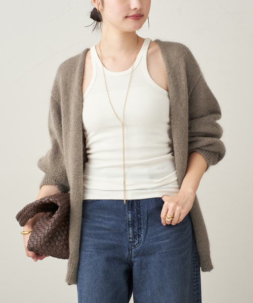 plage(プラージュ)の「JAMES CHARLOTTE / ジェームスシャルロット WRAP カーディガン(カーディガン/ボレロ・レディース・ベージュ/カーキ・FREE)」の22枚目の写真