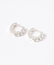 ツイストフープビジューピアス / 589054