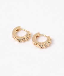 ツイストフープビジューピアス / 589054