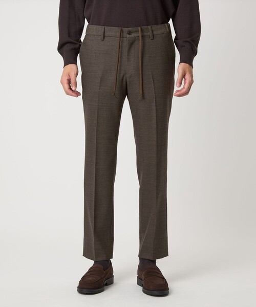 green label relaxing（グリーンレーベルリラクシング）の「A+ TWPU ホームスパン スタンダード イージー スラックス -ウォッシャブル・ストレッチ-（スラックス・メンズ・グレー/ダークグリーン/ブラウン・S/M/L/XL）」の11枚目の写真