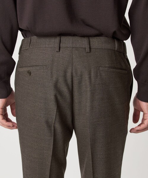 green label relaxing（グリーンレーベルリラクシング）の「A+ TWPU ホームスパン スタンダード イージー スラックス -ウォッシャブル・ストレッチ-（スラックス・メンズ・グレー/ダークグリーン/ブラウン・S/M/L/XL）」の15枚目の写真