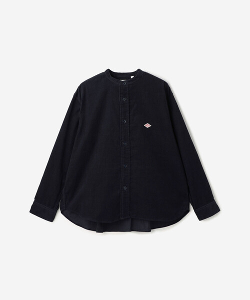 DANTON | コーデュロイ バンドカラー長袖シャツ WOMEN