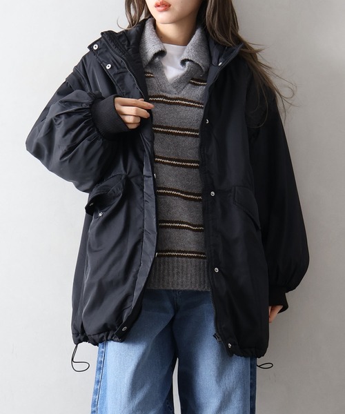 セール】袖取り外し中綿コート（ダウンジャケット/コート）｜SpRay