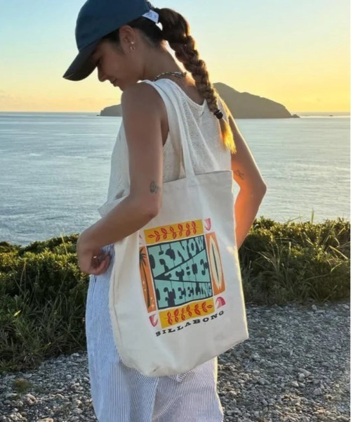 BILLABONG/ビラボントートバッグ 'LUISE ONOコラボ' TOTE BAG BF014