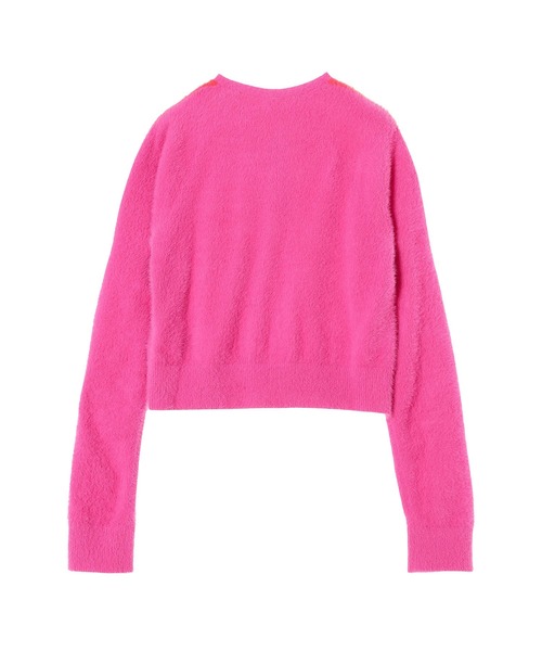 adidas（アディダス）の「adidas ORI FLUFFY CARDIGAN JW3645（カーディガン/ボレロ・レディース・ピンク・MEDIUM/LARGE）」の6枚目の写真