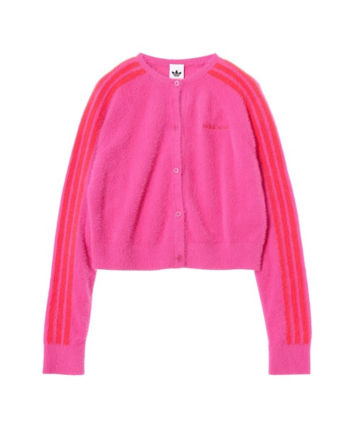adidas（アディダス）の「adidas ORI FLUFFY CARDIGAN JW3645（カーディガン/ボレロ・レディース・ピンク・MEDIUM/LARGE）」の5枚目の写真
