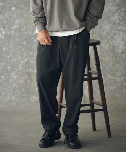 THEOREM（セオレム）の「mp14228- Routine TR Stripe Pants ピン