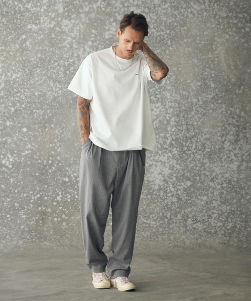 THEOREM(セオレム)の「mp14228- Routine TR Stripe Pants ピンストライプスラックス パンツ(TRM25-P024A)(スラックス・メンズ・ブラック系その他/ネイビー系/グレー系その他・S/M/L/XL)」の7枚目の写真