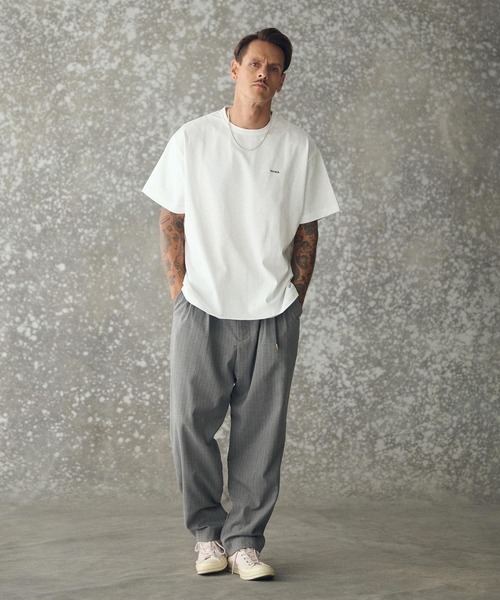 THEOREM(セオレム)の「mp14228- Routine TR Stripe Pants ピンストライプスラックス パンツ(TRM25-P024A)(スラックス・メンズ・ブラック系その他/ネイビー系/グレー系その他・S/M/L/XL)」の8枚目の写真