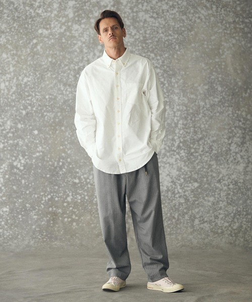 THEOREM(セオレム)の「mp14228- Routine TR Stripe Pants ピンストライプスラックス パンツ(TRM25-P024A)(スラックス・メンズ・ブラック系その他/ネイビー系/グレー系その他・S/M/L/XL)」の9枚目の写真
