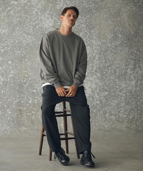THEOREM(セオレム)の「mp14228- Routine TR Stripe Pants ピンストライプスラックス パンツ(TRM25-P024A)(スラックス・メンズ・ブラック系その他/ネイビー系/グレー系その他・S/M/L/XL)」の14枚目の写真