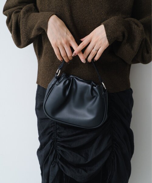 Kastane（カスタネ）の「【WEB・一部店舗限定】2WAYタックショルダーBAG（ショルダーバッグ・レディース・ピンク/アイボリー/ブラック・FREE）」の4枚目の写真