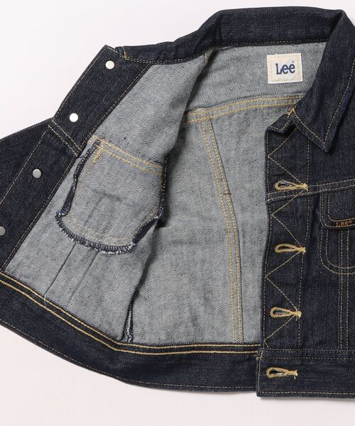 Lee（リー）の「Lee/リー【110-160cm】キッズ ライダースジャケット 天然素材綿100％（デニムジャケット・キッズ・インディゴブルー/ブルー/ライトインディゴブルー・120/140/150/130/110）」の21枚目の写真