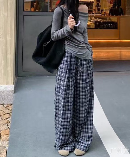 Chiina /イージーチェックパンツ（その他パンツ）｜Chiina（チーナ）の