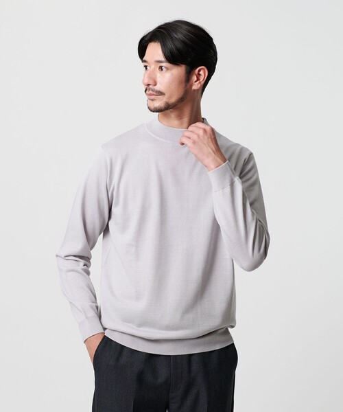 WEB限定 WARDROBE SMART】マシーンウォッシャブル ウールミックス