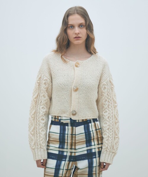 ハンドニット ショートカーディガン（カーディガン/ボレロ）｜MACPHEE