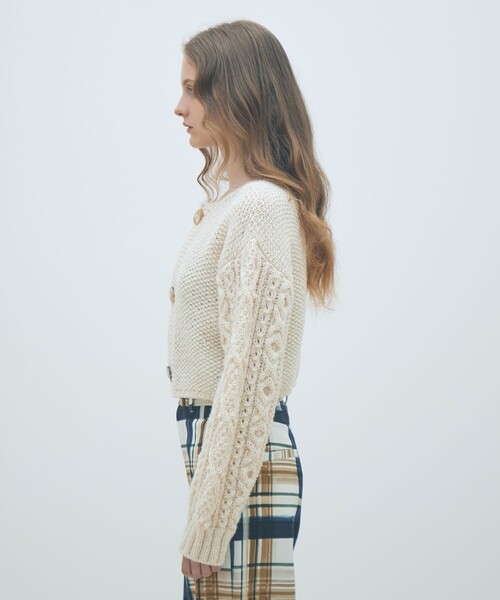 ハンドニット ショートカーディガン（カーディガン/ボレロ）｜MACPHEE