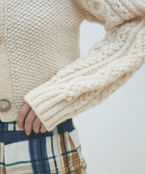 ハンドニット ショートカーディガン（カーディガン/ボレロ）｜MACPHEE