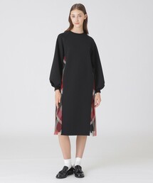 【新品】WEB限定 ブルーレーベル クレストブリッジ フーディー ワンピース BLUE LABEL CRESTBRIDGE (Women)のワンピース | レディース