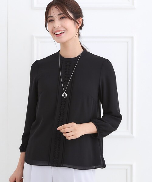 リフレクト（Reflect）/【フォーマル／入卒／お仕事に◎】スタンドネックブラウス フォーマル／入卒／お仕事に◎】スタンドネックブラウス（シャツ