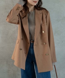 Muffiny（マフィニー）の「ダブルブレストブレザー/テーラードジャケット（テーラードジャケット）」