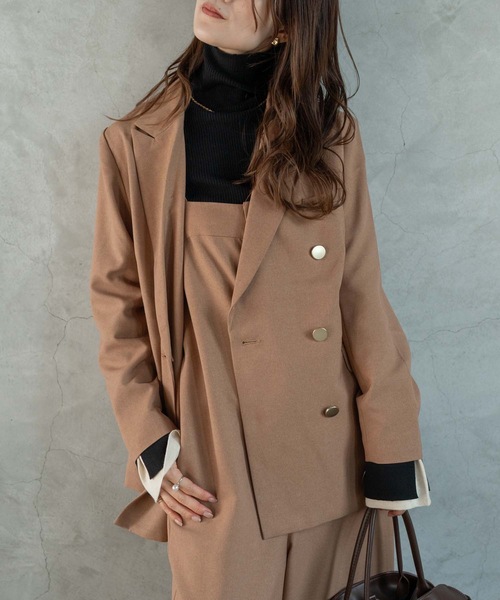 ダブルブレストブレザー/テーラードジャケット（テーラードジャケット